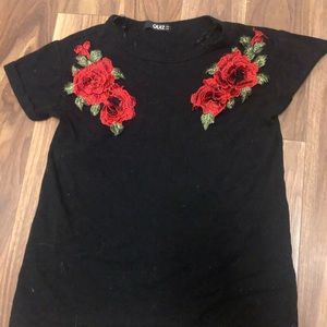 3D Rose Tee